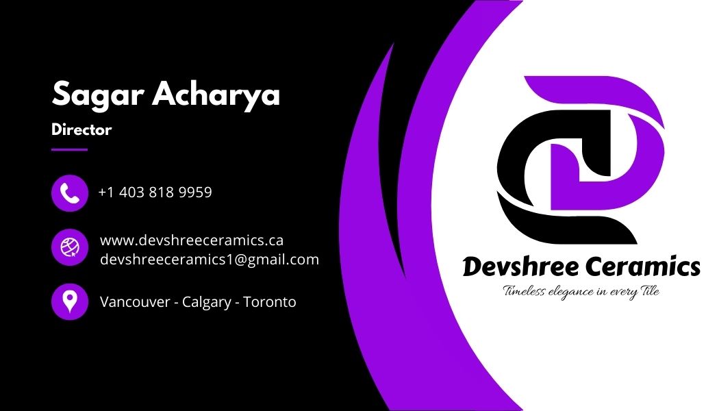 Devshree Ceramics Business Card